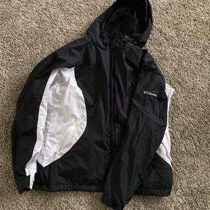 Columbia rain jacket, size large